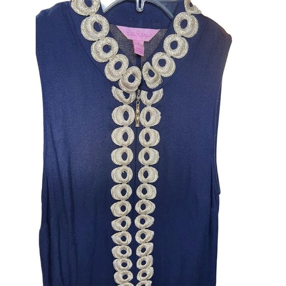 Lilly Pulitzer Women's Size 2 Blue Jane Shift Dress Party Cocktail - Picture 2 of 7